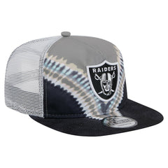 Las Vegas Raiders New Era Throwback Dye Golfer Snapback Hat Gray/Black - NFL
