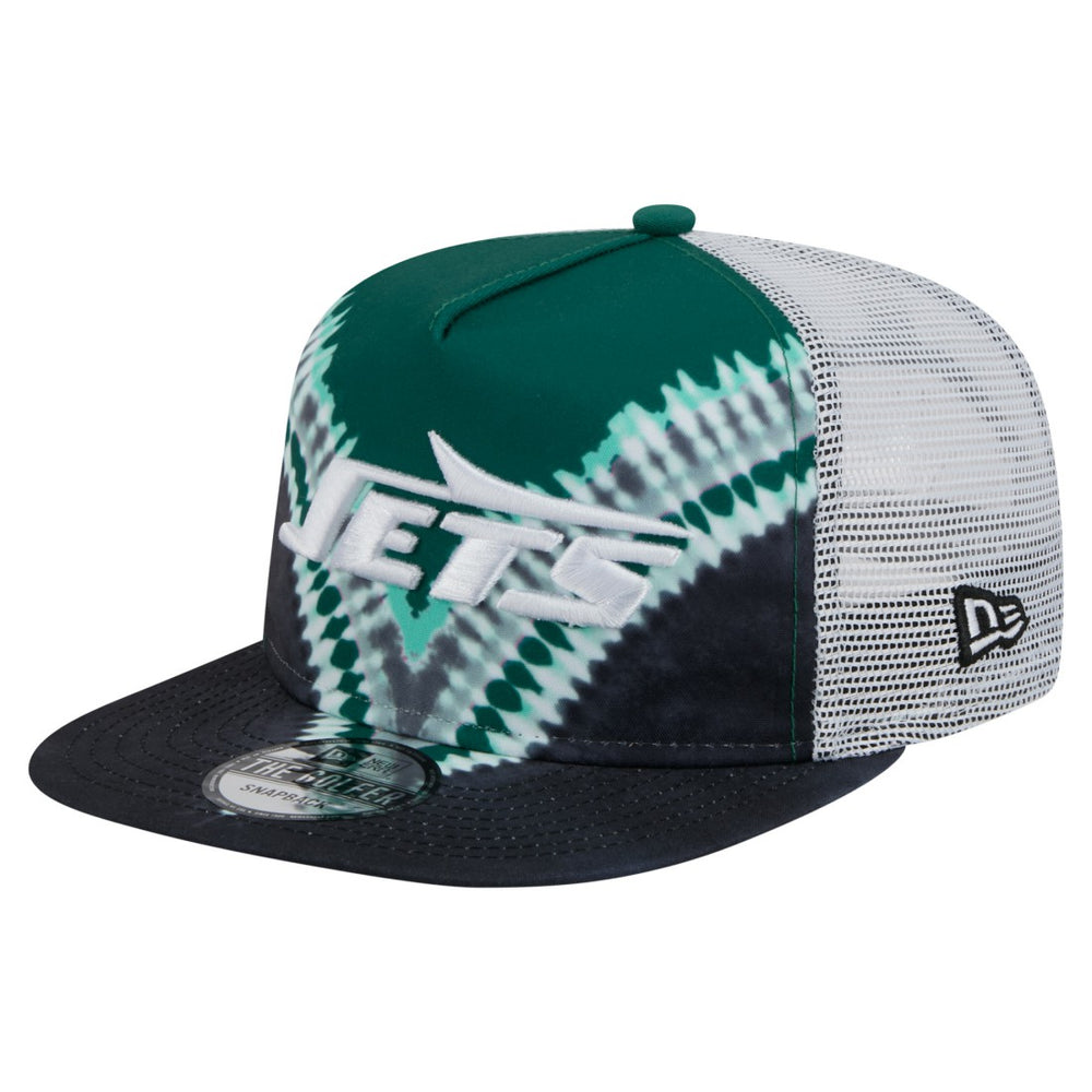 New York Jets New Era Throwback Dye Golfer Snapback Hat Green/Black - NFL