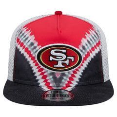 San Francisco 49ers New Era Throwback Dye Golfer Snapback Hat Scarlet/Black - NFL
