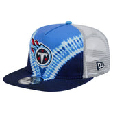 Tennessee Titans New Era Throwback Dye Golfer Snapback Hat Light Blue/Navy - NFL