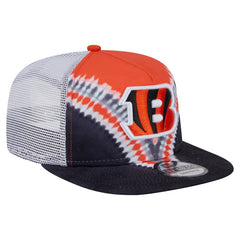 Cincinnati Bengals New Era Throwback Dye Golfer Snapback Hat Orange/Black - NFL