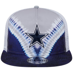 Dallas Cowboys New Era Throwback Dye Golfer Snapback Hat Gray/Navy - NFL