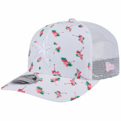 Dallas Cowboys New Era Adventure Flamingo Pattern 9SEVENTY Stretch-Snap Hat White - NFL