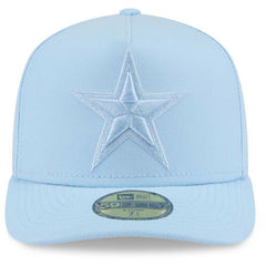 Dallas Cowboys New Era Color Pack A-Frame 59FIFTY Fitted Hat Light Blue - NFL