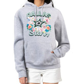 Dallas Stars - G-III 4Her by Carl Banks Women's Flower Logo Pullover Hoodie Heather Gray