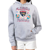 Florida Panthers - G-III 4Her by Carl Banks Women's Flower Logo Pullover Hoodie Heather Gray