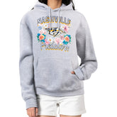 Nashville Predators - G-III 4Her by Carl Banks Women's Flower Logo Pullover Hoodie Heather Gray