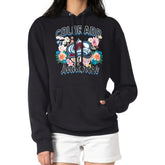 Colorado Avalanche - G-III 4Her by Carl Banks Women's Flower Logo Pullover Hoodie Black