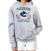 Vancouver Canucks - G-III 4Her by Carl Banks Women's Flower Logo Pullover Hoodie Heather Gray