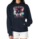 Washington Capitals G-III 4Her by Carl Banks Women's Flower Logo Pullover Hoodie Navy