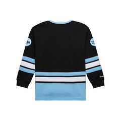 Utah Hockey Club Mitchell & Ness Heritage Lace-Up Pullover Sweatshirt Black