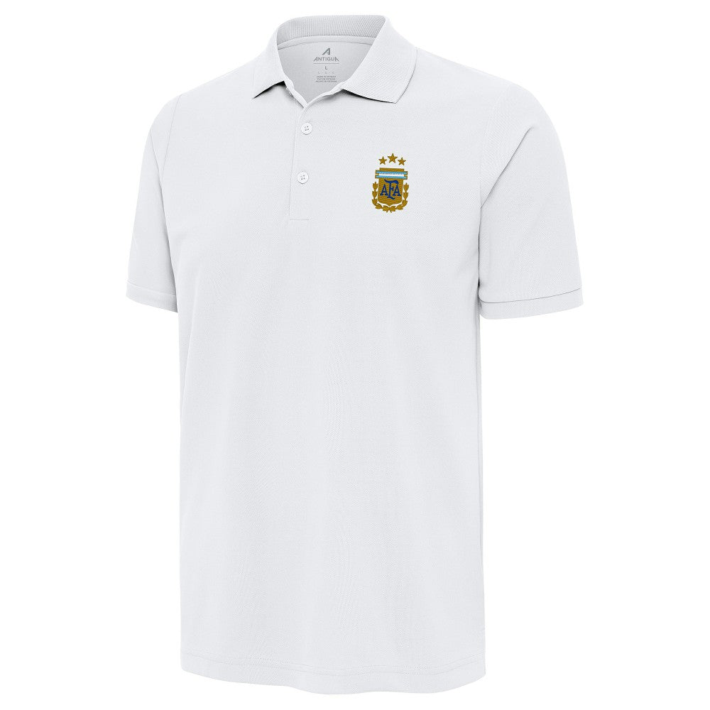 Argentina National Team Antigua Legacy Pique Polo - White