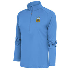 Argentina National Team Antigua Women's Tribute Half-Zip Pullover Top - Powder Blue
