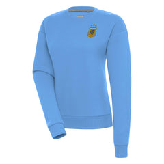 Argentina National Team Antigua Women's Victory Pullover Sweatshirt - Powder Blue
