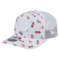 San Francisco 49ers New Era Adventure Flamingo Pattern 9SEVENTY Stretch-Snap Hat White - NFL