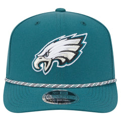 Philadelphia Eagles New Era Gameday Multi Rope 9SEVENTY Stretch-Snap Hat Midnight Green - NFL