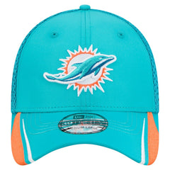 Miami Dolphins New Era Game Day Linear 39THIRTY Flex Hat Aqua - NFL