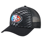 San Francisco 49ers New Era Gradient 9FORTY Adjustable Hat Black - NFL