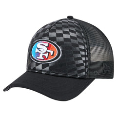 San Francisco 49ers New Era Gradient 9FORTY Adjustable Hat Black - NFL