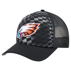 Philadelphia Eagles New Era Gradient 9FORTY Adjustable Hat Black - NFL
