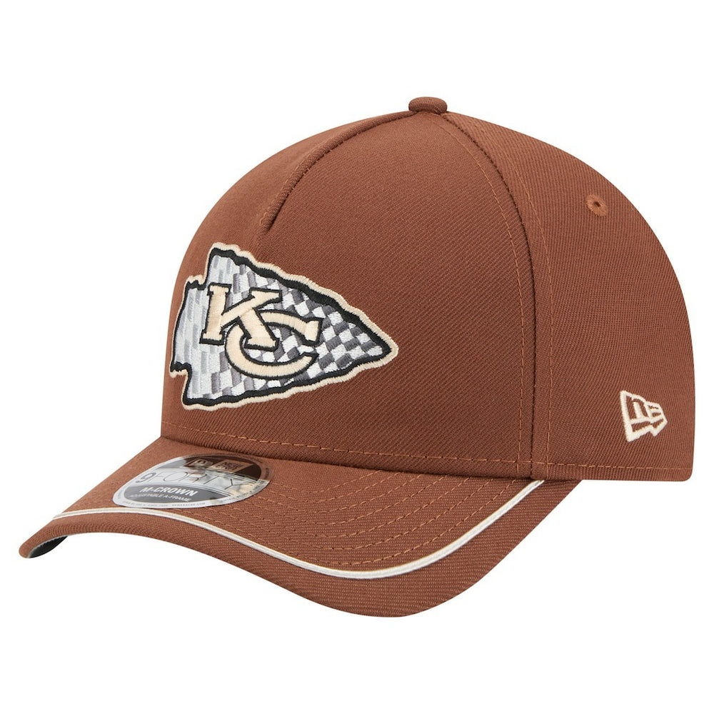 Kansas City Chiefs New Era Motorsport 9FORTY Adjustable Hat Brown - NFL