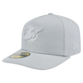 Miami Dolphins New Era Color Pack A-Frame 59FIFTY Fitted Hat Gray - NFL