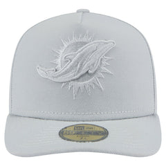 Miami Dolphins New Era Color Pack A-Frame 59FIFTY Fitted Hat Gray - NFL