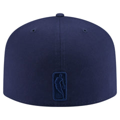New Era - Philadelphia 76ers Colorpack A-Frame Pinch Front 59FIFTY Fitted Hat - Navy