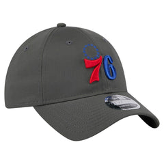 New Era - Philadelphia 76ers Active Ripstop 9TWENTY Adjustable Hat - Charcoal