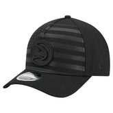 New Era - Atlanta Hawks Game Day Flag A-Frame 9FORTY Adjustable Hat - Black