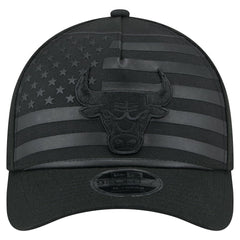 New Era - Chicago Bulls Game Day Flag A-Frame 9FORTY Adjustable Hat - Black