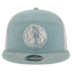 New Era - Dallas Mavericks Adventure Denim Split Panel 9FIFTY Snapback Trucker Hat