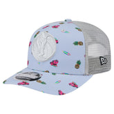 New Era - Dallas Mavericks Adventure Aloha Pattern 9SEVENTY Stretch-Snap Hat - Light Blue/Gray