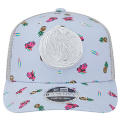 New Era - Dallas Mavericks Adventure Aloha Pattern 9SEVENTY Stretch-Snap Hat - Light Blue/Gray