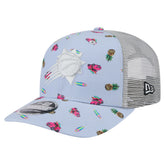 New Era - Phoenix Suns Adventure Aloha Pattern 9SEVENTY Stretch-Snap Hat - Light Blue/Gray