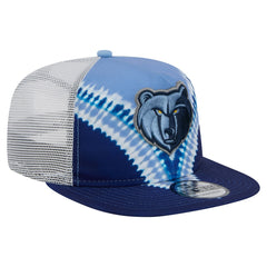 New Era - Memphis Grizzlies Throwback Dye Golfer Snapback Hat - Navy/Light Blue