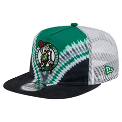 New Era - Boston Celtics Throwback Dye Golfer Snapback Hat - Black/Kelly Green