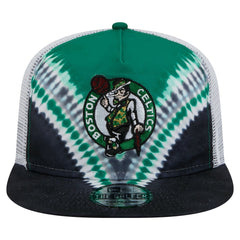 New Era - Boston Celtics Throwback Dye Golfer Snapback Hat - Black/Kelly Green