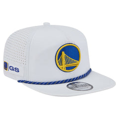 New Era - Golden State Warriors Performance Rope Golfer Adjustable Hat - White