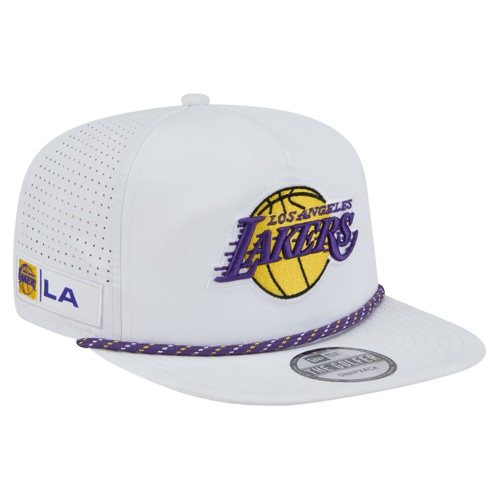 New Era - Los Angeles Lakers Performance Rope Golfer Adjustable Hat - White