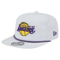New Era - Los Angeles Lakers Performance Rope Golfer Adjustable Hat - White