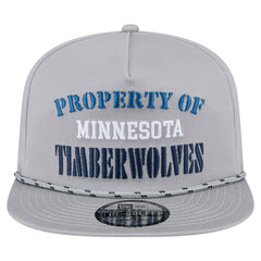 New Era - Minnesota Timberwolves Throwback Property Of Golfer Snapback Hat - Gray