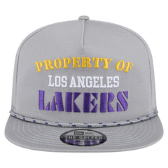 New Era - Los Angeles Lakers Throwback Property Of Golfer Snapback Hat - Gray