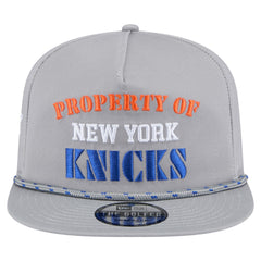 New Era - New York Knicks Throwback Property Of Golfer Snapback Hat - Gray