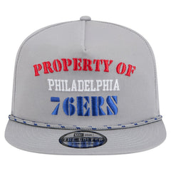 New Era - Philadelphia 76ers Throwback Property Of Golfer Snapback Hat - Gray