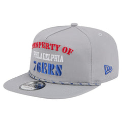 New Era - Philadelphia 76ers Throwback Property Of Golfer Snapback Hat - Gray