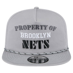 New Era - Brooklyn Nets Throwback Property Of Golfer Snapback Hat - Gray