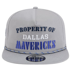 New Era - Dallas Mavericks Throwback Property Of Golfer Snapback Hat - Gray