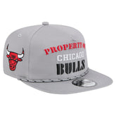 New Era - Chicago Bulls Throwback Property Of Golfer Snapback Hat - Gray