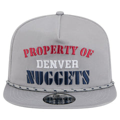 New Era - Denver Nuggets Throwback Property Of Golfer Snapback Hat - Gray
